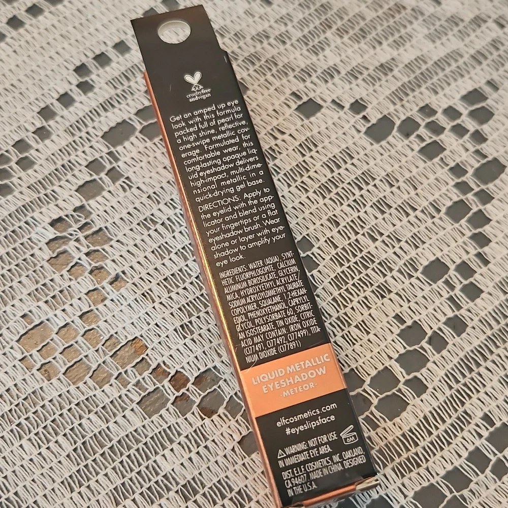🆕️SEALED🆕️e.l.f. Metallic Liquid Eyeshadow  ☄️ METEOR☄️